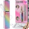 2-in-1 Flawless Rechargeable Eyebrow Trimmer & Hair Remover – Painless Grooming for Men & Women - Image 2